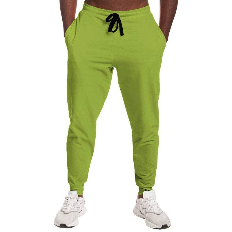 Deep Clear Lime Joggers (L-CL-DE) - Man Front