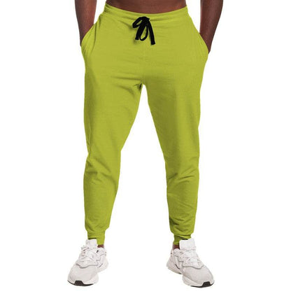 Deep Clear Lime Joggers (LY1-CL-DE) - Man Front