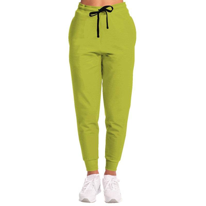 Deep Clear Lime Joggers (LY1-CL-DE) - Woman Front