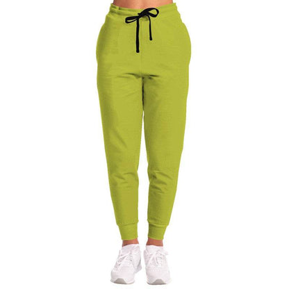 Deep Clear Lime Joggers (LY1-CL-DE) - Woman Front