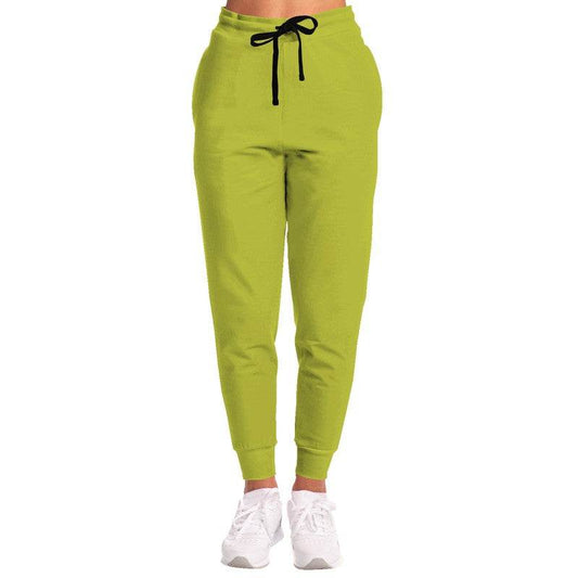 Deep Clear Lime Joggers (LY1-CL-DE) - Woman Front