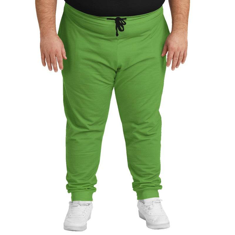 Deep Clear Lime Joggers PLUS (GL2-CL-DE) - Man Front PLUS