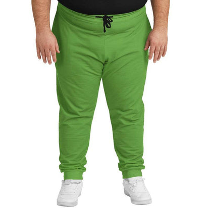 Deep Clear Lime Joggers PLUS (GL2-CL-DE) - Man Front PLUS