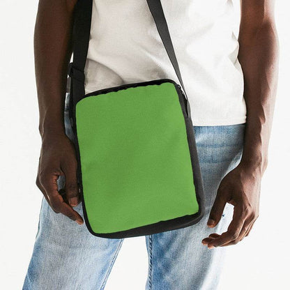Deep Clear Lime Messenger Pouch (GL2-CL-DE) - Man Front CloseUp