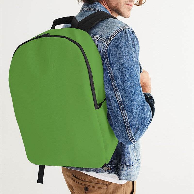 Deep Clear Lime Waterproof Backpack (GL2-CL-DE) - Man CloseUp