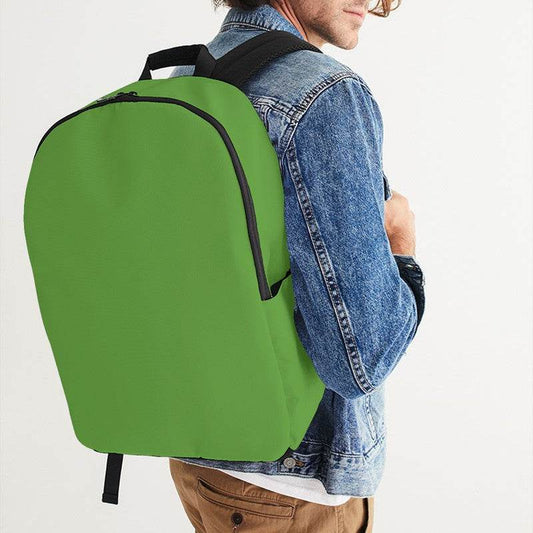 Deep Clear Lime Waterproof Backpack (GL2-CL-DE) - Man CloseUp