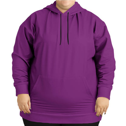 Deep Clear Magenta Hoodie PLUS (M-CL-DE) - Woman Front PLUS