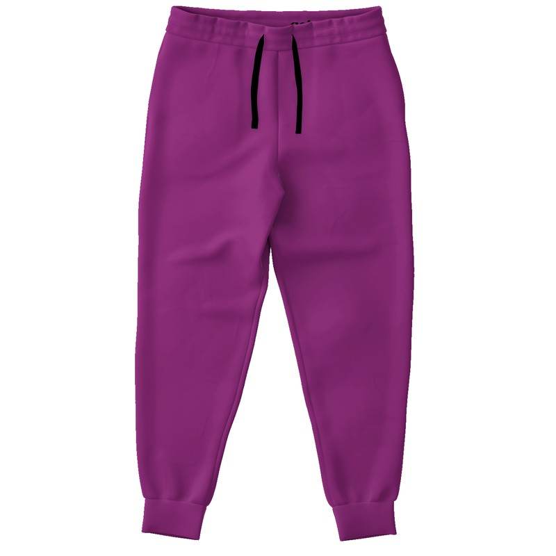 Deep Clear Magenta Joggers (PIM3-CL-DE) - Front