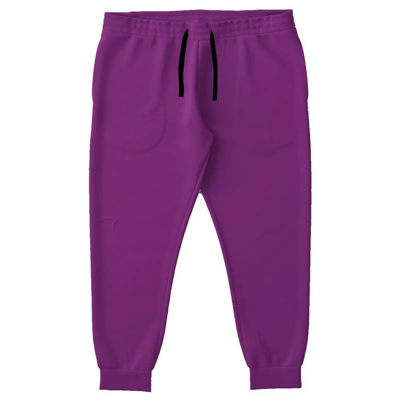 Deep Clear Magenta Joggers PLUS (M-CL-DE) - Front PLUS