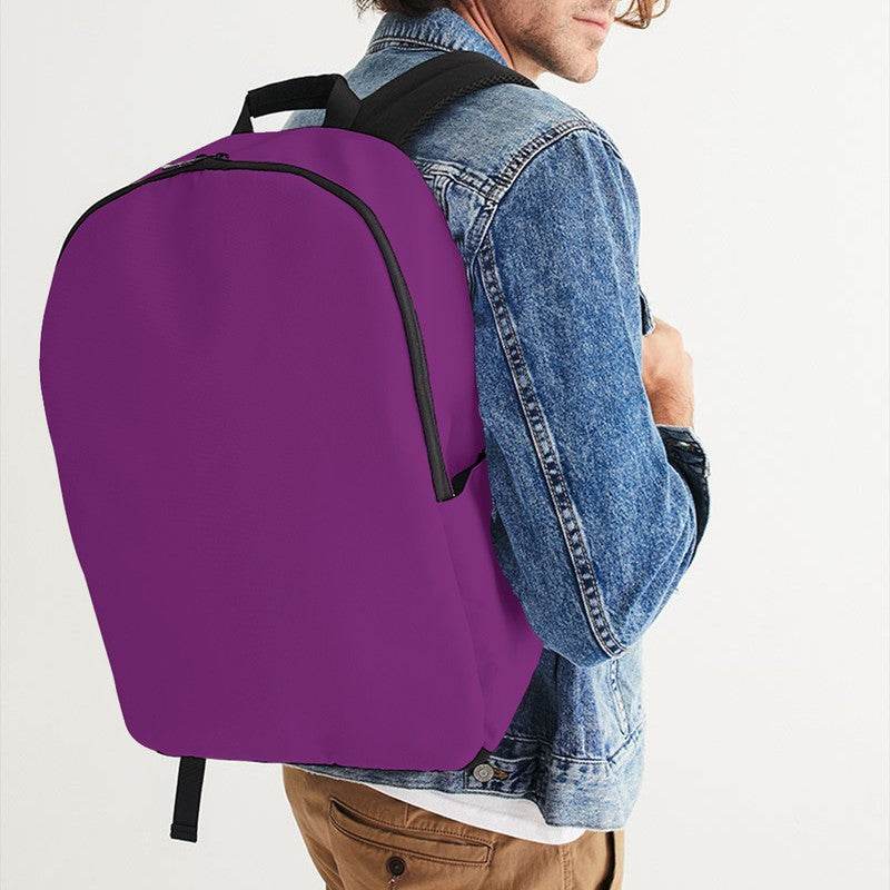 Deep Clear Magenta Waterproof Backpack (M-CL-DE) - Man CloseUp