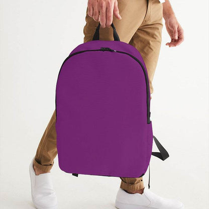 Deep Clear Magenta Waterproof Backpack (M-CL-DE) - Man Holding CloseUp