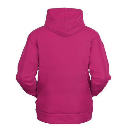 Deep Clear Pink Hoodie (PI-CL-DE) - Ghost Back
