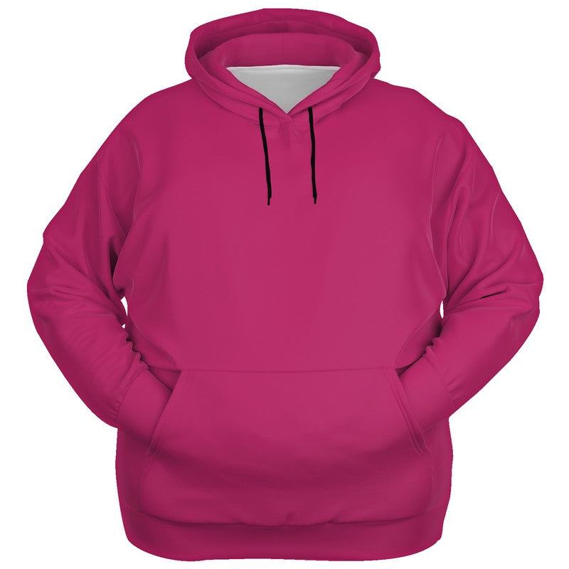 Deep Clear Pink Hoodie PLUS (PI-CL-DE) - Ghost Front PLUS