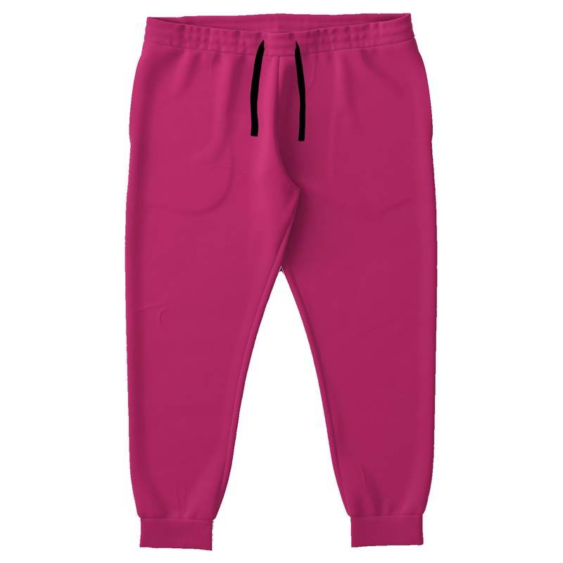 Deep Clear Pink Joggers PLUS (PI-CL-DE) - Front PLUS