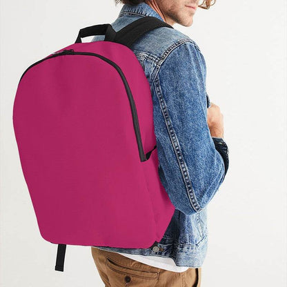 Deep Clear Pink Waterproof Backpack (PI-CL-DE) - Man CloseUp