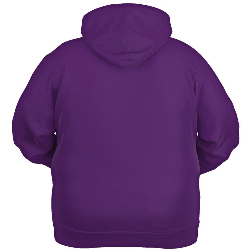 Deep Clear Purple Hoodie PLUS (MPU2-CL-DE) - Ghost Back PLUS