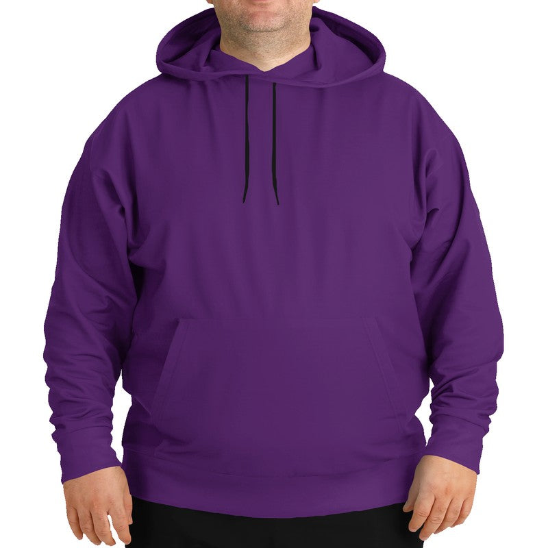 Deep Clear Purple Hoodie PLUS (MPU2-CL-DE) - Man Front PLUS