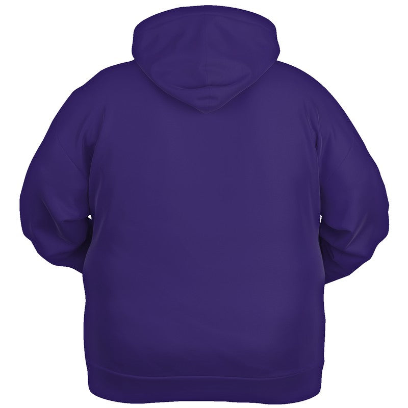 Deep Clear Purple Hoodie PLUS (PUI1-CL-DE) - Ghost Back PLUS