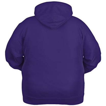 Deep Clear Purple Hoodie PLUS (PUI1-CL-DE) - Ghost Back PLUS