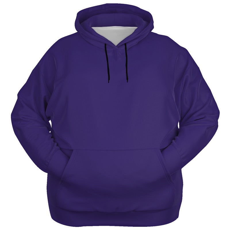 Deep Clear Purple Hoodie PLUS (PUI1-CL-DE) - Ghost Front PLUS