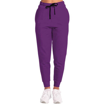 Deep Clear Purple Joggers (MPU1-CL-DE) - Woman Front
