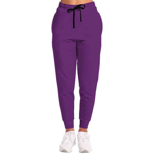 Deep Clear Purple Joggers (MPU1-CL-DE) - Woman Front