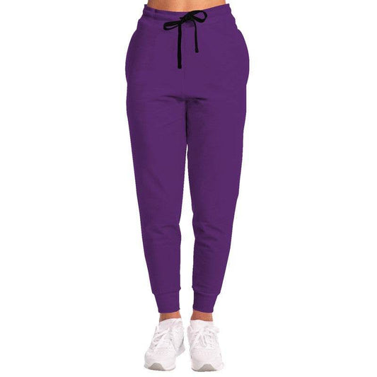 Deep Clear Purple Joggers (MPU2-CL-DE) - Woman Front