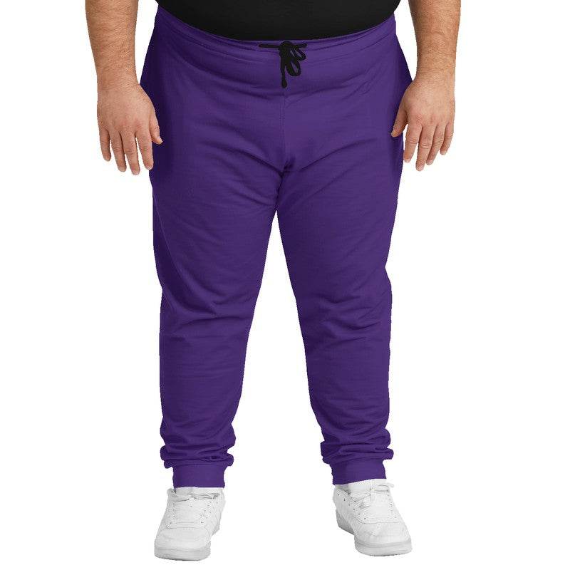 Deep Clear Purple Joggers PLUS (PU-CL-DE) - Man Front PLUS