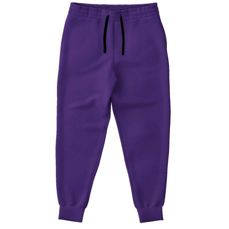 Deep Clear Purple Joggers (PU-CL-DE) - Front
