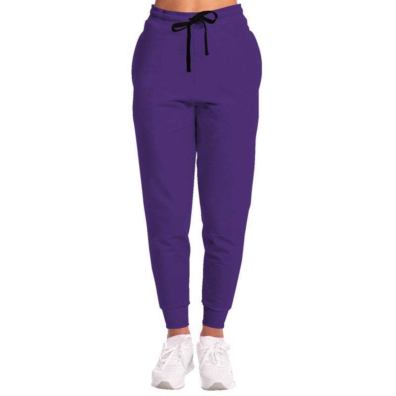 Deep Clear Purple Joggers (PU-CL-DE) - Woman Front