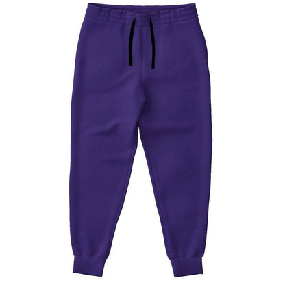 Deep Clear Purple Joggers (PUI1-CL-DE) - Front