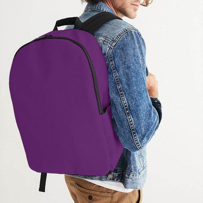 Deep Clear Purple Waterproof Backpack (MPU1-CL-DE) - Man CloseUp
