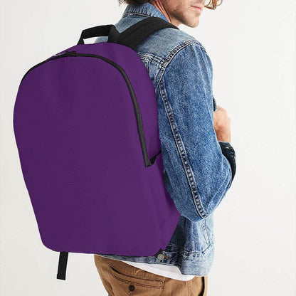 Deep Clear Purple Waterproof Backpack (MPU2-CL-DE) - Man CloseUp