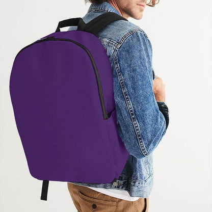 Deep Clear Purple Waterproof Backpack (MPU3-CL-DE) - Man CloseUp