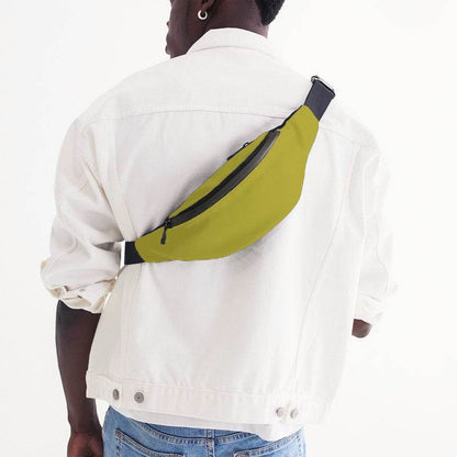 Deep Clear Yellow Belt Bag (LY2-CL-DE) - Man Back