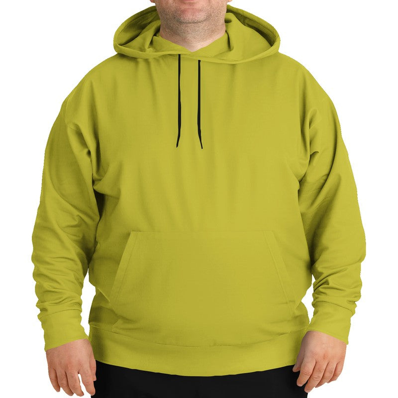 Deep Clear Yellow Hoodie PLUS (LY2-CL-DE) - Man Front PLUS
