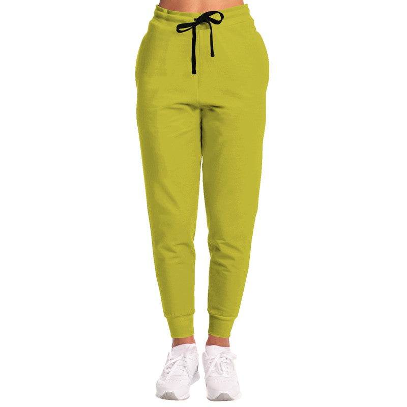 Deep Clear Yellow Joggers (LY2-CL-DE) - Woman Front
