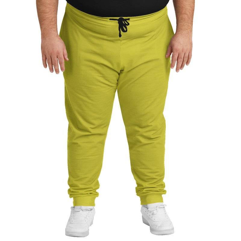Deep Clear Yellow Joggers PLUS (LY2-CL-DE) - Man Front PLUS