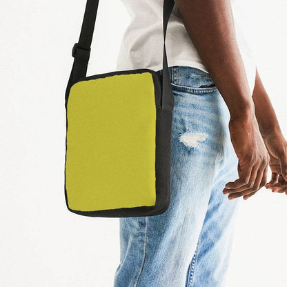 Deep Clear Yellow Messenger Pouch (LY2-CL-DE) - Man Side CloseUp