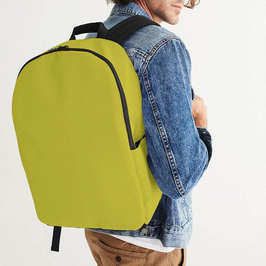 Deep Clear Yellow Waterproof Backpack (LY2-CL-DE) - Man CloseUp