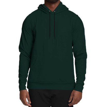Deep Fully-Muted Blue-Green Hoodie (BG-FM-DE) - Man Front