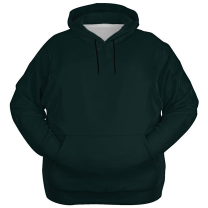 Deep Fully-Muted Blue-Green Hoodie PLUS (CBG2-FM-DE) - Ghost Front PLUS