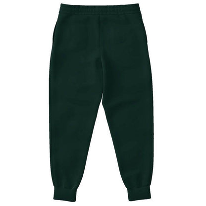 Deep Fully-Muted Blue-Green Joggers (BG-FM-DE) - Back