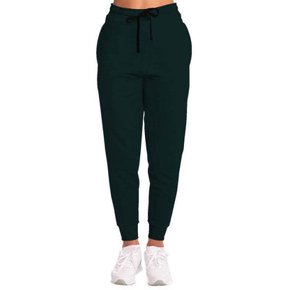 Deep Fully-Muted Blue-Green Joggers (CBG2-FM-DE) - Woman Front