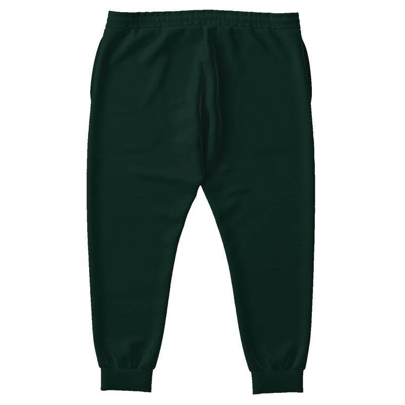 Deep Fully-Muted Blue-Green Joggers PLUS (BG-FM-DE) - Back PLUS