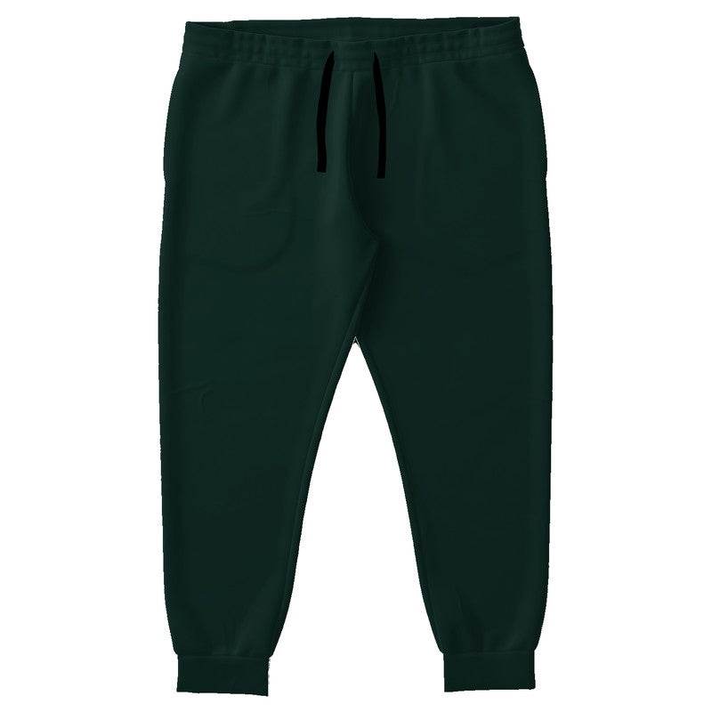 Deep Fully-Muted Blue-Green Joggers PLUS (BG-FM-DE) - Front PLUS