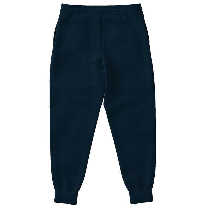 Deep Fully-Muted Blue Joggers (B-FM-DE) - Back