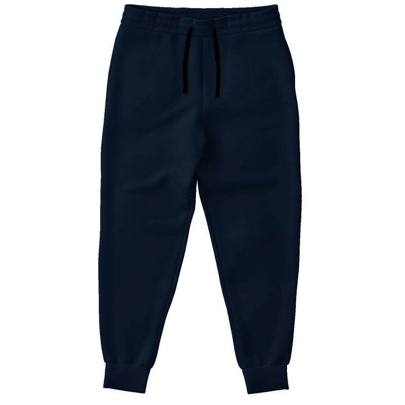 Deep Fully-Muted Blue Joggers (IB2-FM-DE) - Front