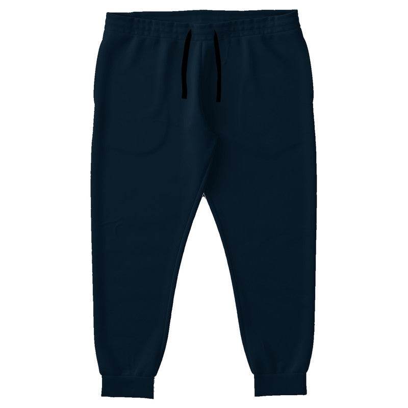 Deep Fully-Muted Blue Joggers PLUS (B-FM-DE) - Front PLUS