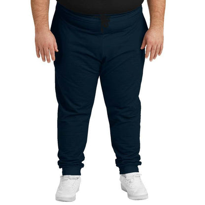 Deep Fully-Muted Blue Joggers PLUS (B-FM-DE) - Man Front PLUS
